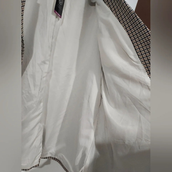 NWT Vince Camuto Brown/Black/Crew Plaid Blazer in Size XXL - Picture 12 of 16